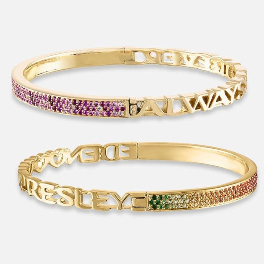 Bracelets Eden Presley | Ombre Half And Half Bangle