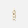 Charms & Pendants EF Collection | Diamond Custom Name Necklace Charm