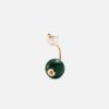 Earrings Hirotaka | Bumble Bee Pearl Malachite Earring