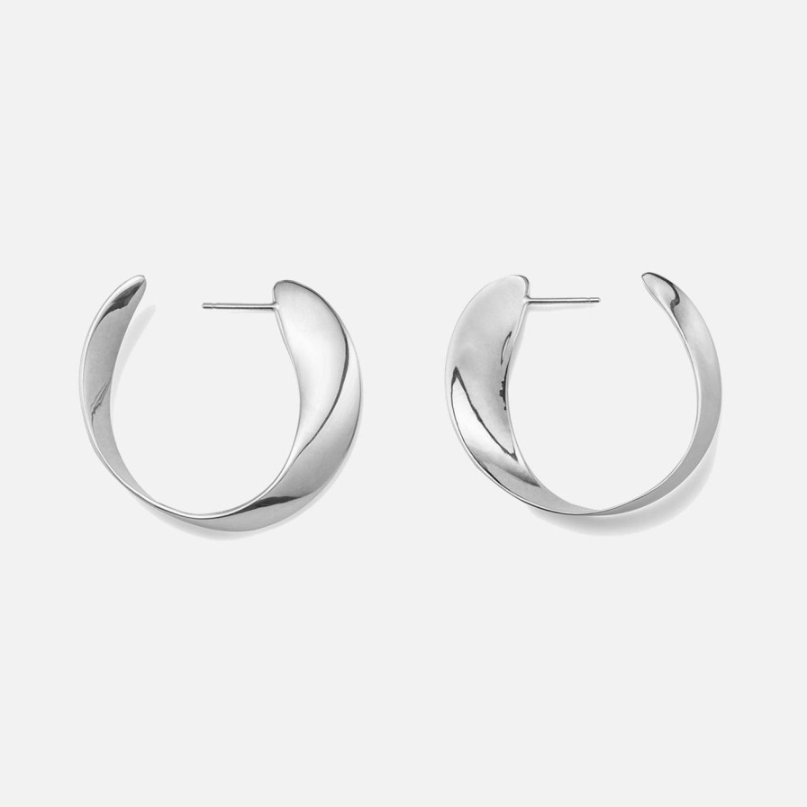 Earrings AGMES | Daphne Hoops Sterling Silver