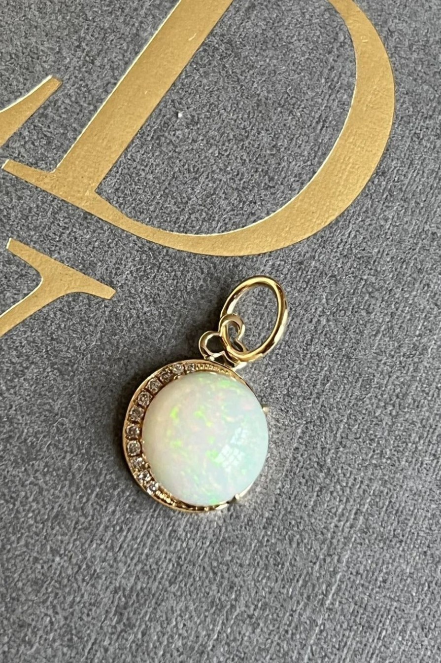 Charms & Pendants Devon Woodhill | Ethiopian Opal Moon Charm