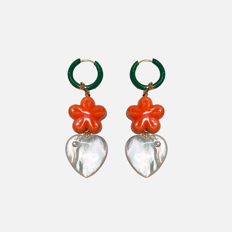 Earrings NOTTE | Love At First Sight Giardino Earrings, Orange