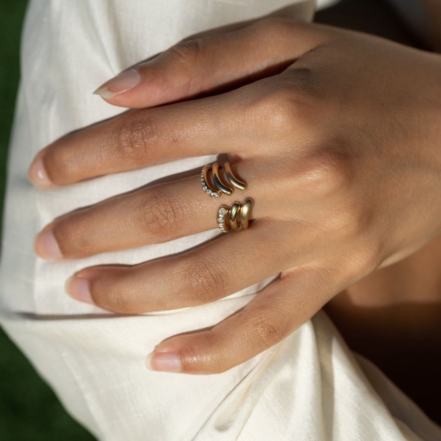 Rings White/Space | Nesting Cuff