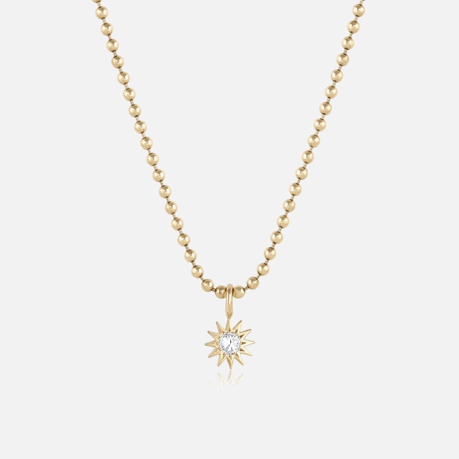 Charms & Pendants EMBLM Fine Jewelry | Inverted Diamond Spur Charm 14K Yellow Gold