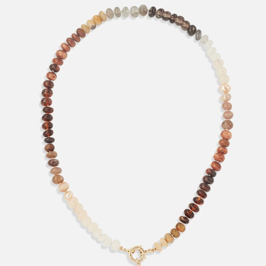 Necklaces Encirkled Jewelry | Coffee Gemstone Necklace