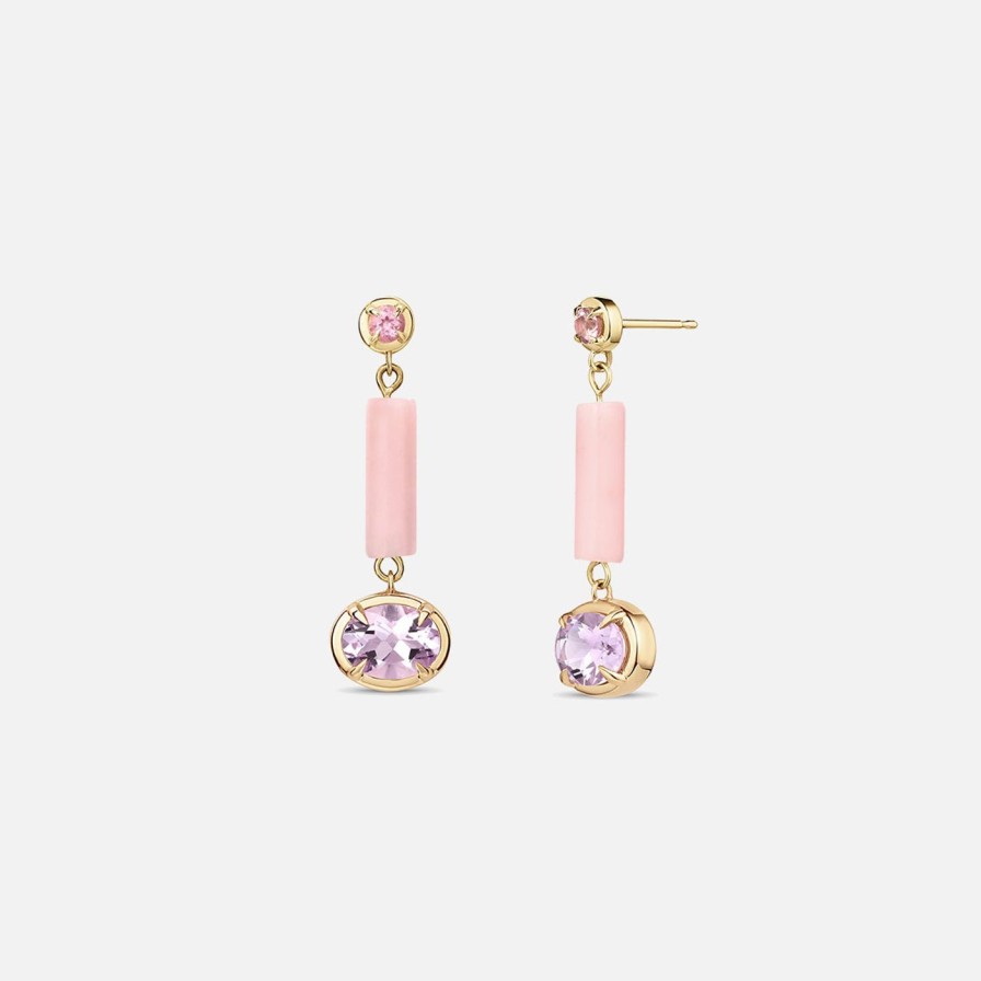 Earrings ParkFord | Palace Pink Opal Drops