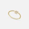 Rings Noor Shamma | Luz Chain Ring (Diamond)