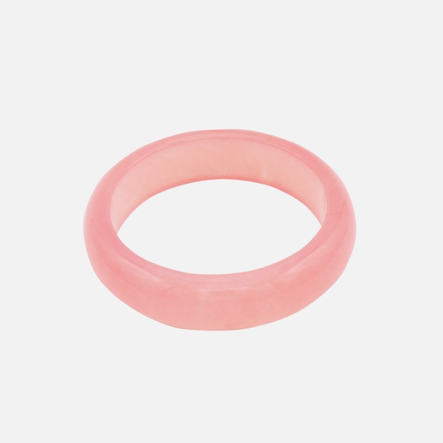 Bracelets seree | Blush, Jade Stone Bangle Pink