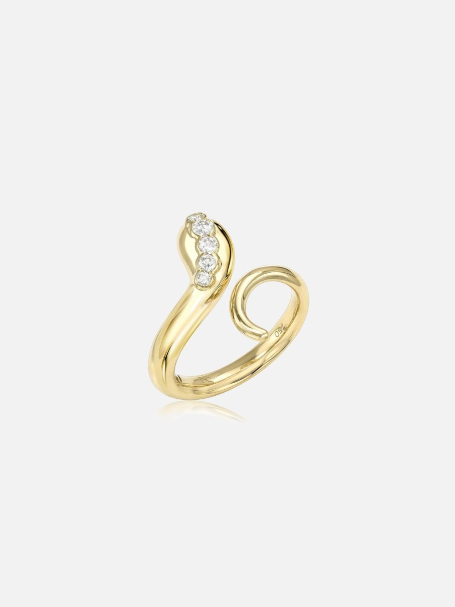 Rings Stacy Nolan | Snake Ring With Diamonds