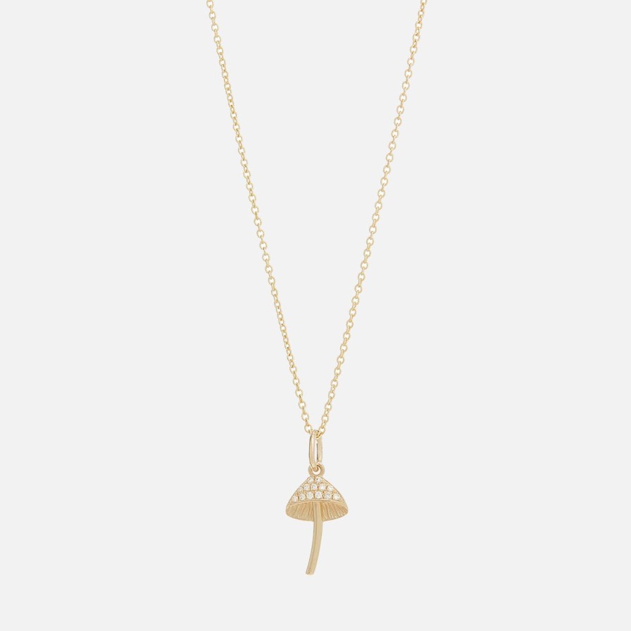 Necklaces Talon Jewelry | Mini Mushroom Pendant