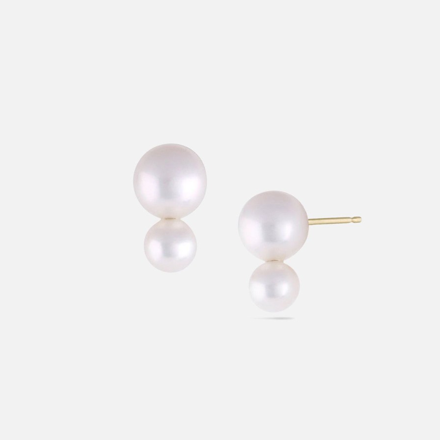 Earrings White/Space | Pila Earrings Pearl