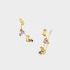 Earrings Meredith Young | Multi Colored Sapphire Climbers