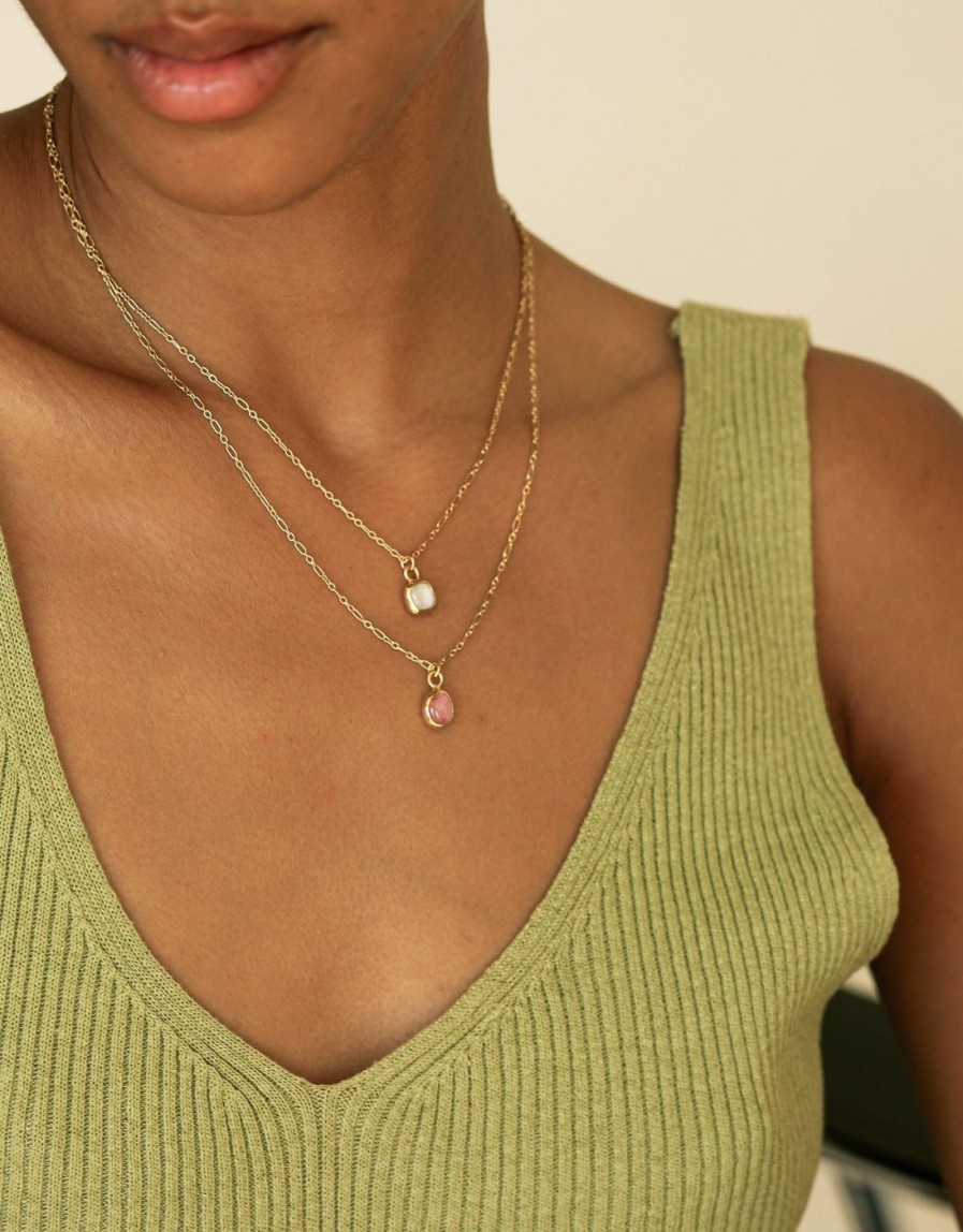 Necklaces CLED | Oval Charm Necklace