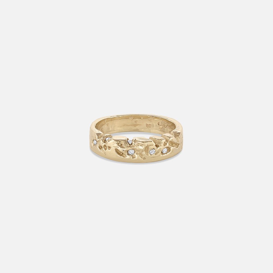 Rings EMBLM Fine Jewelry | Erosion Diamond Ring 14K Yellow Gold