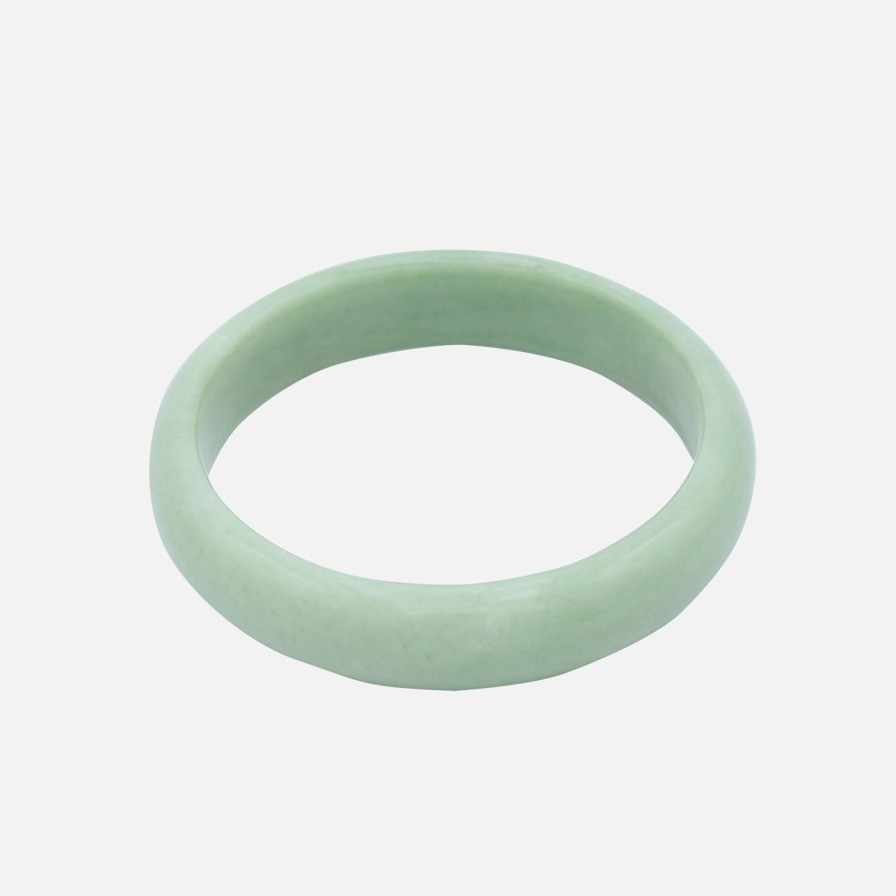 Bracelets seree | Tennis, Green Jade Bangle Light Green