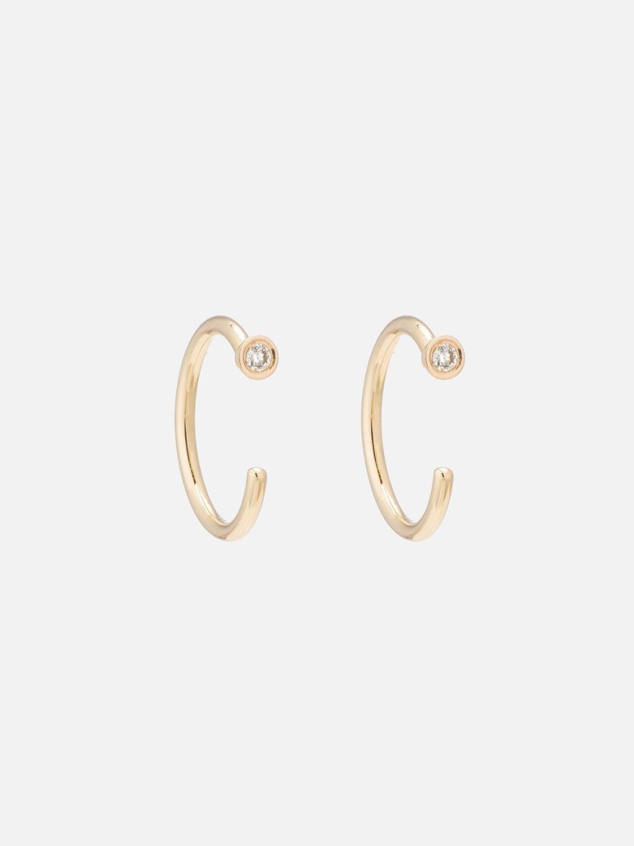 Earrings Ariel Gordon Jewelry | Mini Diamond Dust Hoops