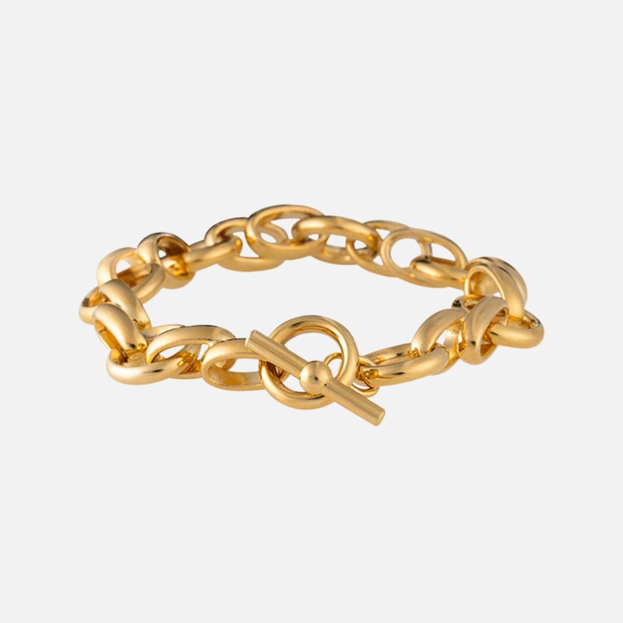 Bracelets Christina Caruso | Italian Chain Link Bracelet Gold