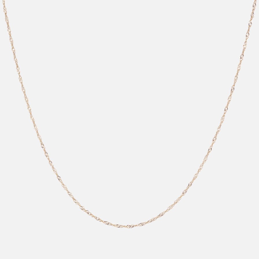 Necklaces Ariel Gordon Jewelry | 1.2Mm Singapore Chain