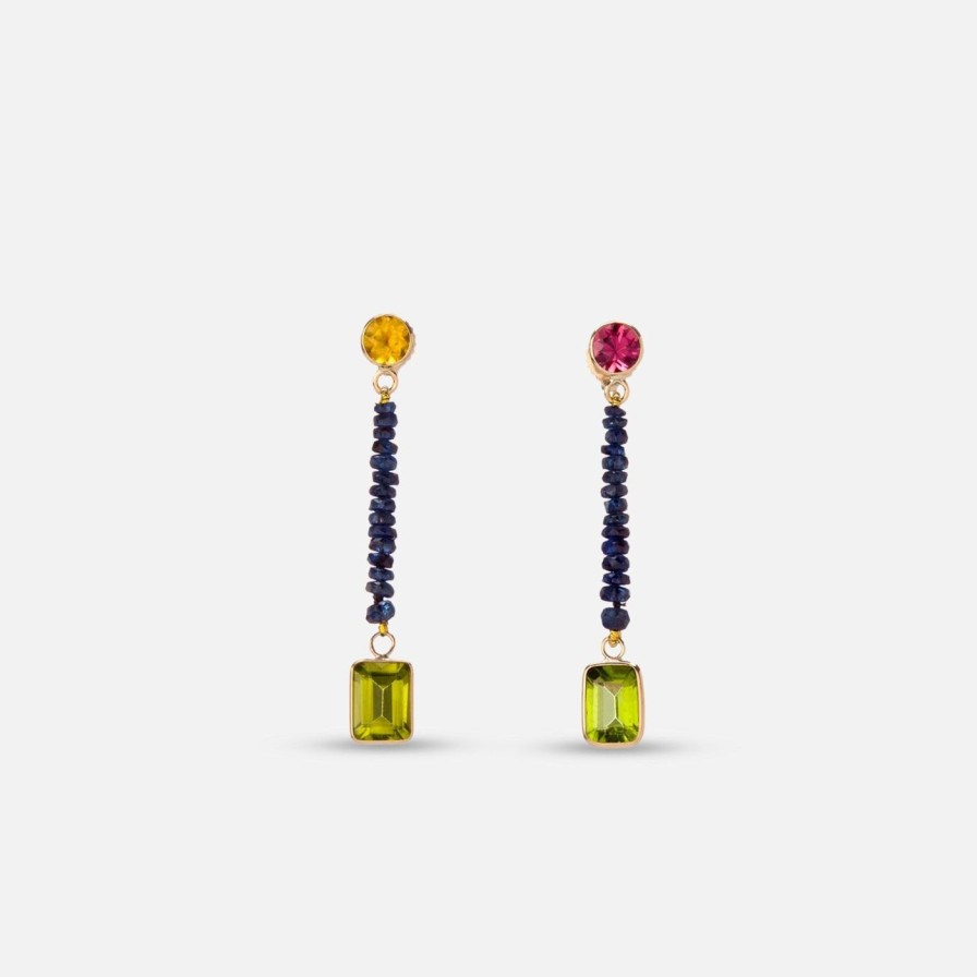 Earrings Objet-a | The Blue Hour Blue Sapphire Earrings