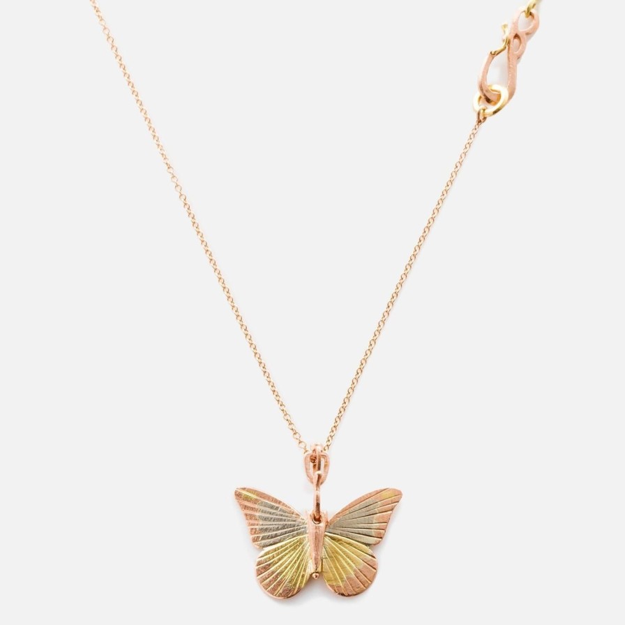 Necklaces James Banks Design | Chocolate Albatross Necklace 18K White Gold, 18K Yellow Gold, 14K Rose Gold