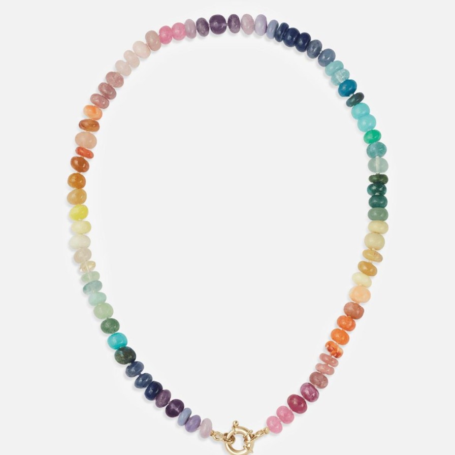 Necklaces Encirkled Jewelry | Classic Rainbow Gemstone Necklace