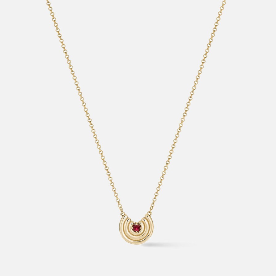 Necklaces ParkFord | Petite Revival Necklace Ruby