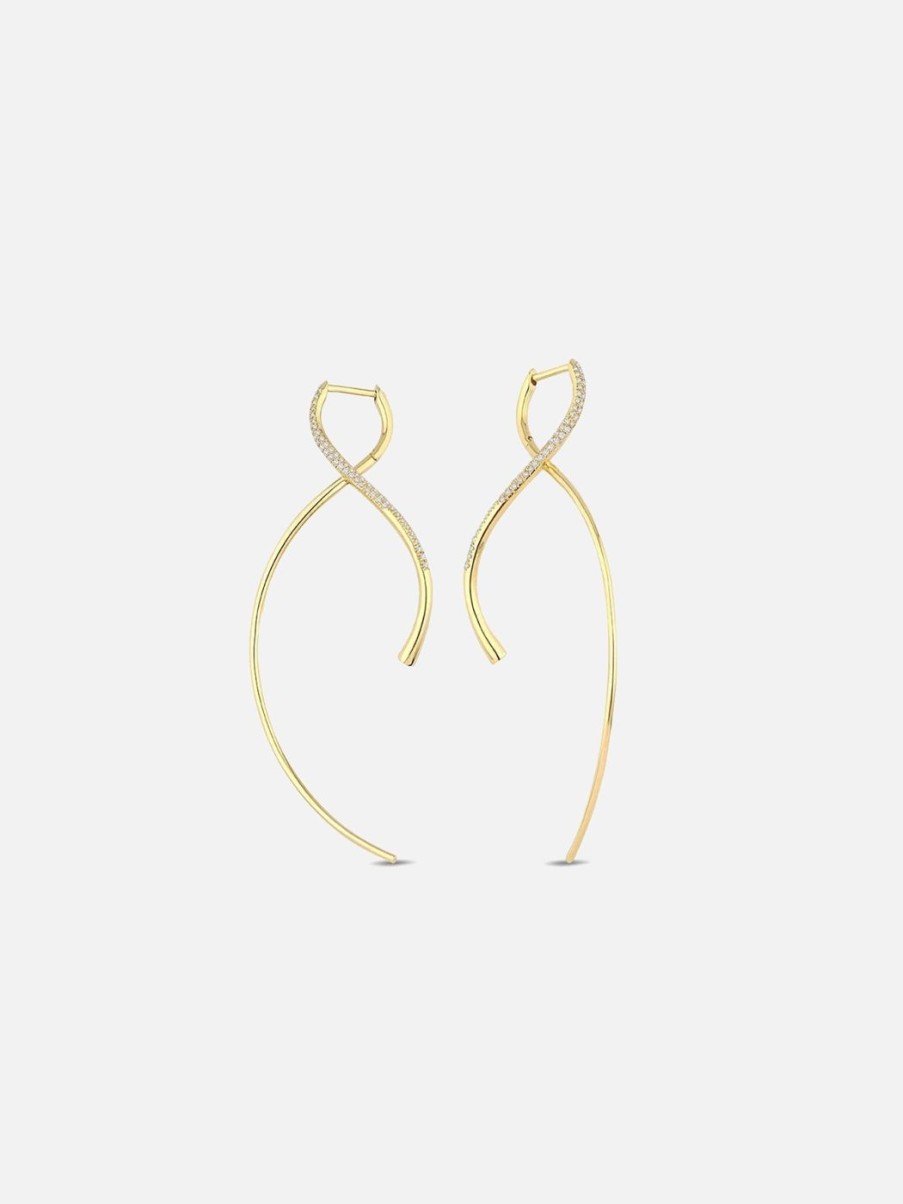 Earrings Kloto | Diamond Helix Earrings