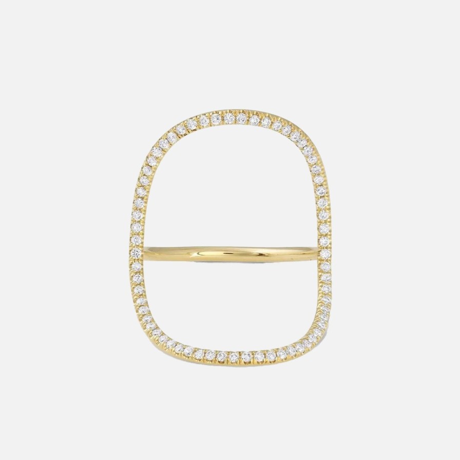 Rings White/Space | Continuity Pave Ring