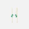 Earrings Meredith Young | Emerald Threaders