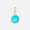 Charms & Pendants Devon Woodhill | Turquoise Moon Charm