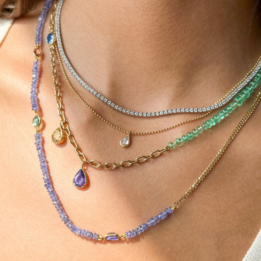 Necklaces Objet-a | The Blue Hour Tanzanite