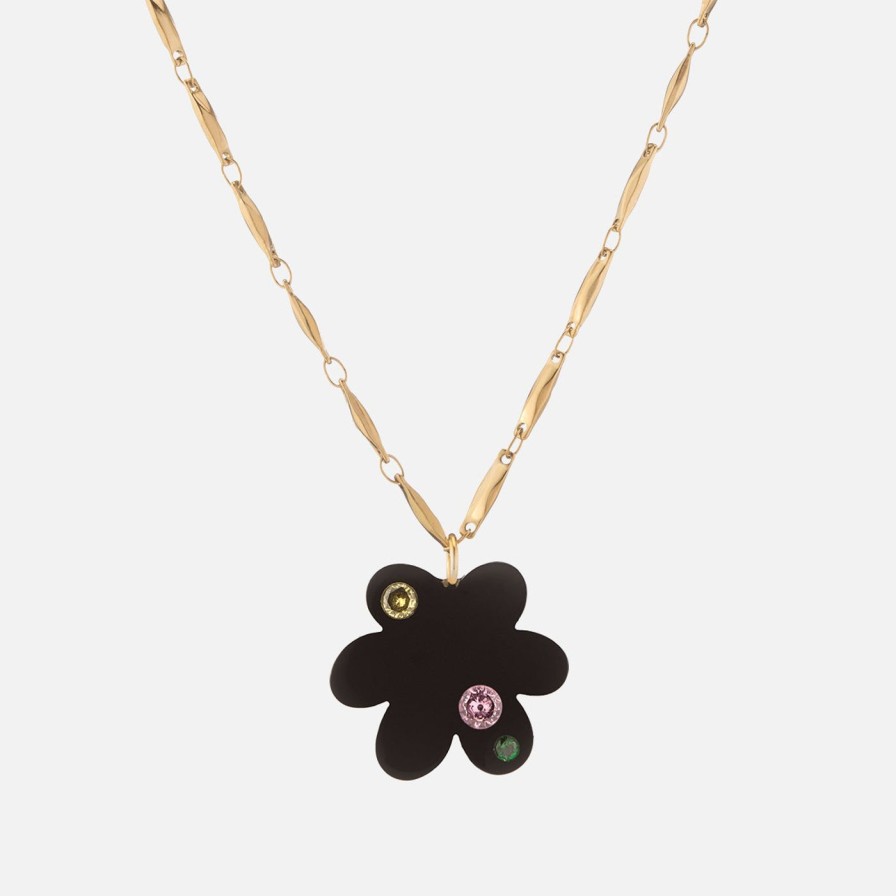 Necklaces NOTTE | Super Bloom Necklace, Black