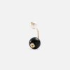 Earrings Hirotaka | Bumble Bee Pearl Onyx Earring