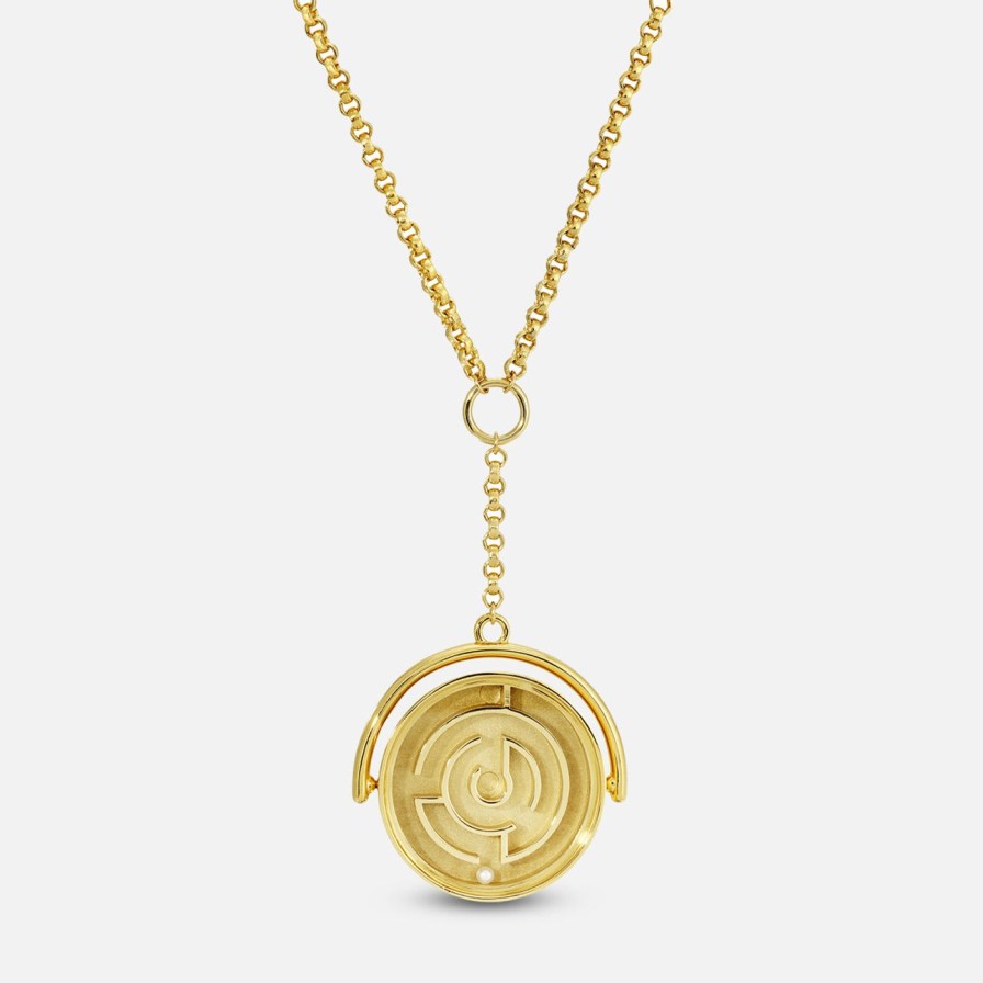 Necklaces Monbouquette | Maze Your Way Pendant