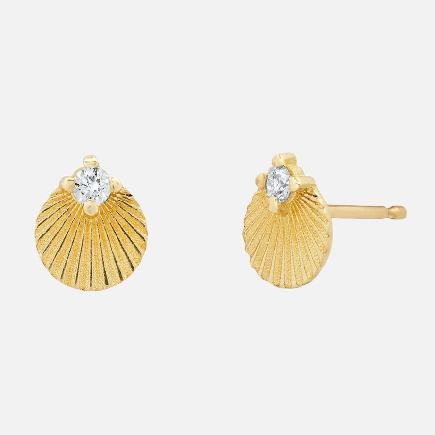 Earrings Kimberly Doyle | Mini Infinite Light Stud 14K Yellow