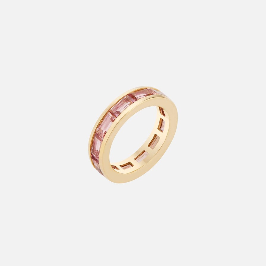 Rings Akaila Reid | Pink Tourmaline Eternity Band