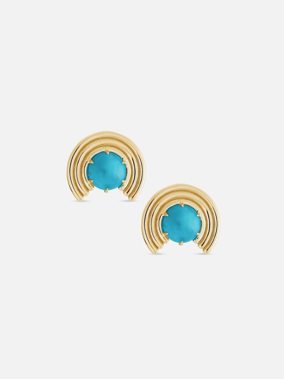 Earrings ParkFord | Grand Revival Studs Turquoise