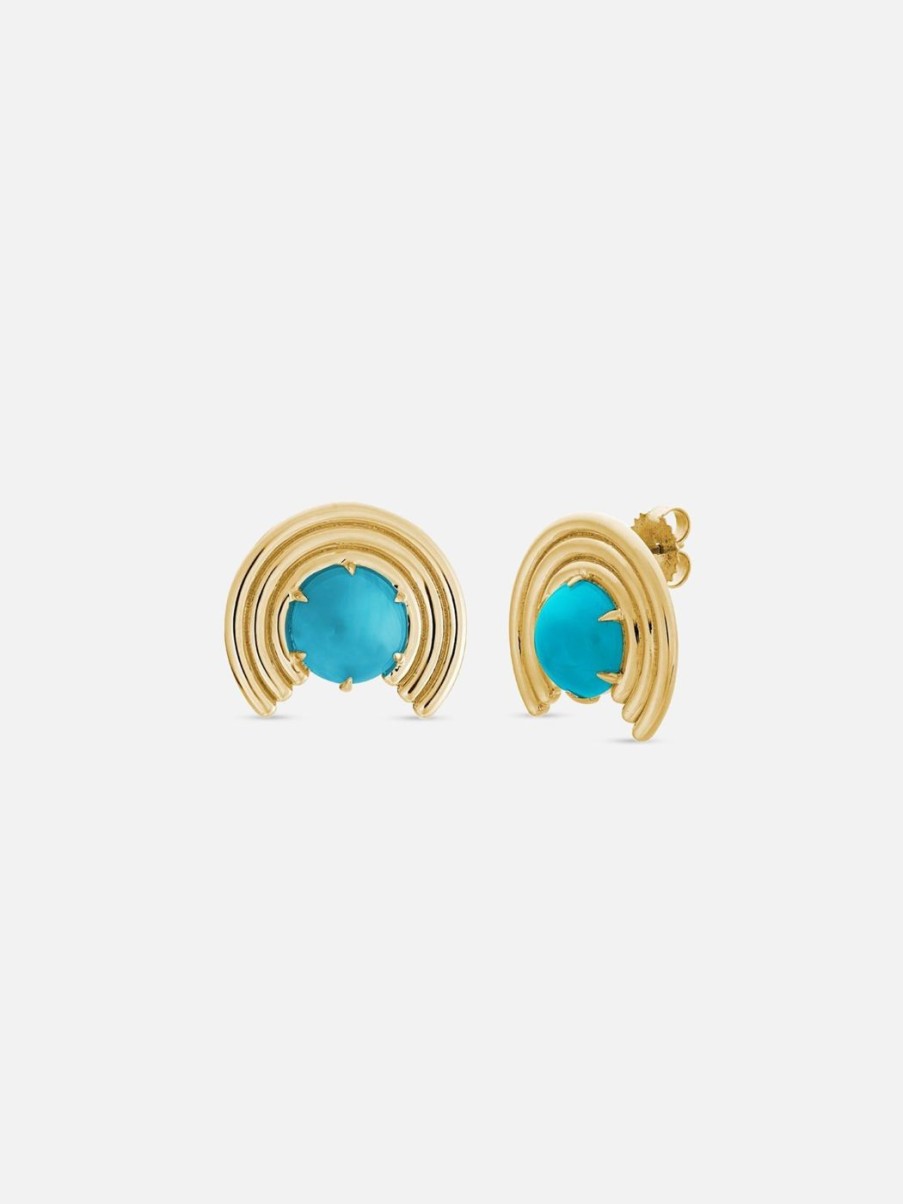 Earrings ParkFord | Grand Revival Studs Turquoise