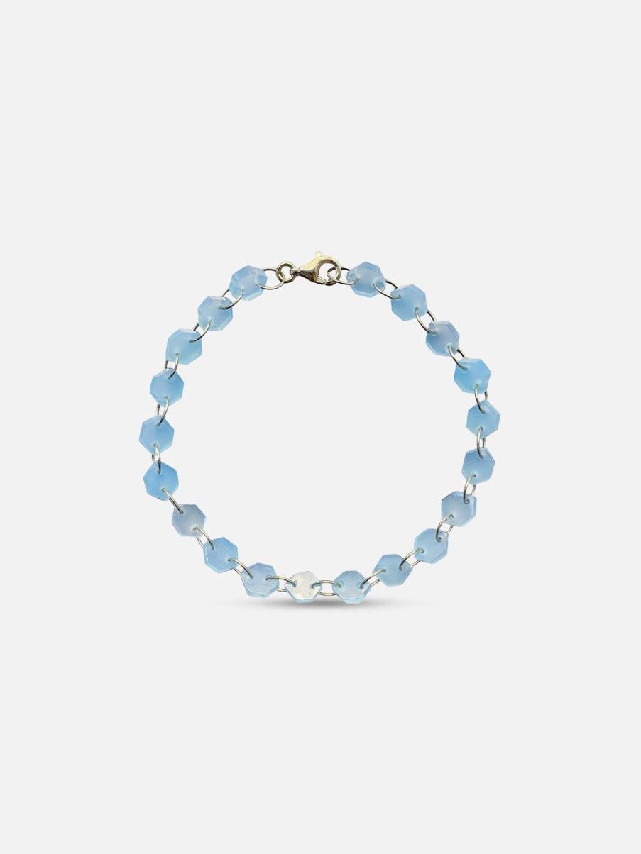 Bracelets Noor Shamma | Infinity Bracelet Chalcedony