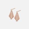 Earrings Noor Shamma | Cipresso Mini Earrings Rose Gold