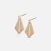 Earrings Noor Shamma | Cipresso Mini Earrings Yellow Gold