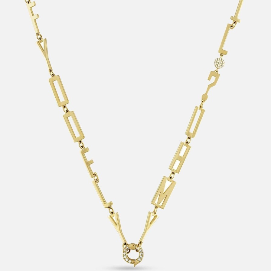 Necklaces Eden Presley | Golden Mantra Necklaces