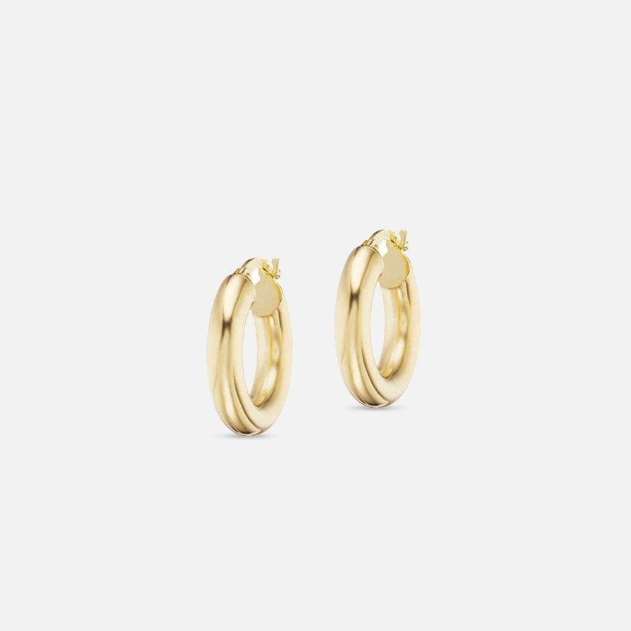 Earrings The Gild | Gold Mini Hollow Hoop