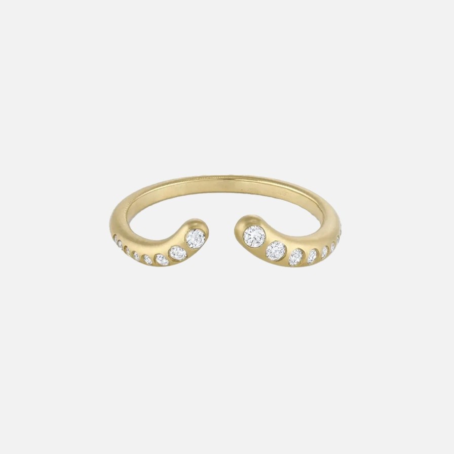 Rings White/Space | Diamond Nesting Cuff Ring