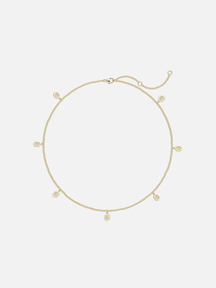 Necklaces Noor Shamma | Luz Choker (Diamond)