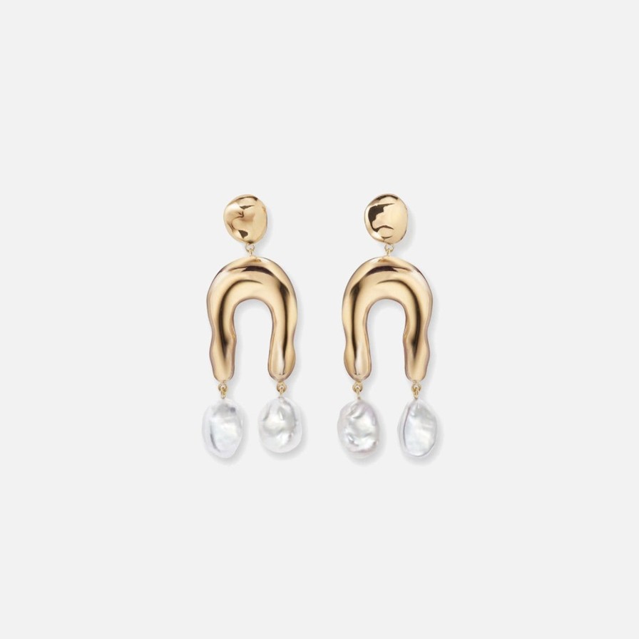 Earrings AGMES | Small Imogene Earrings Sterling Silver