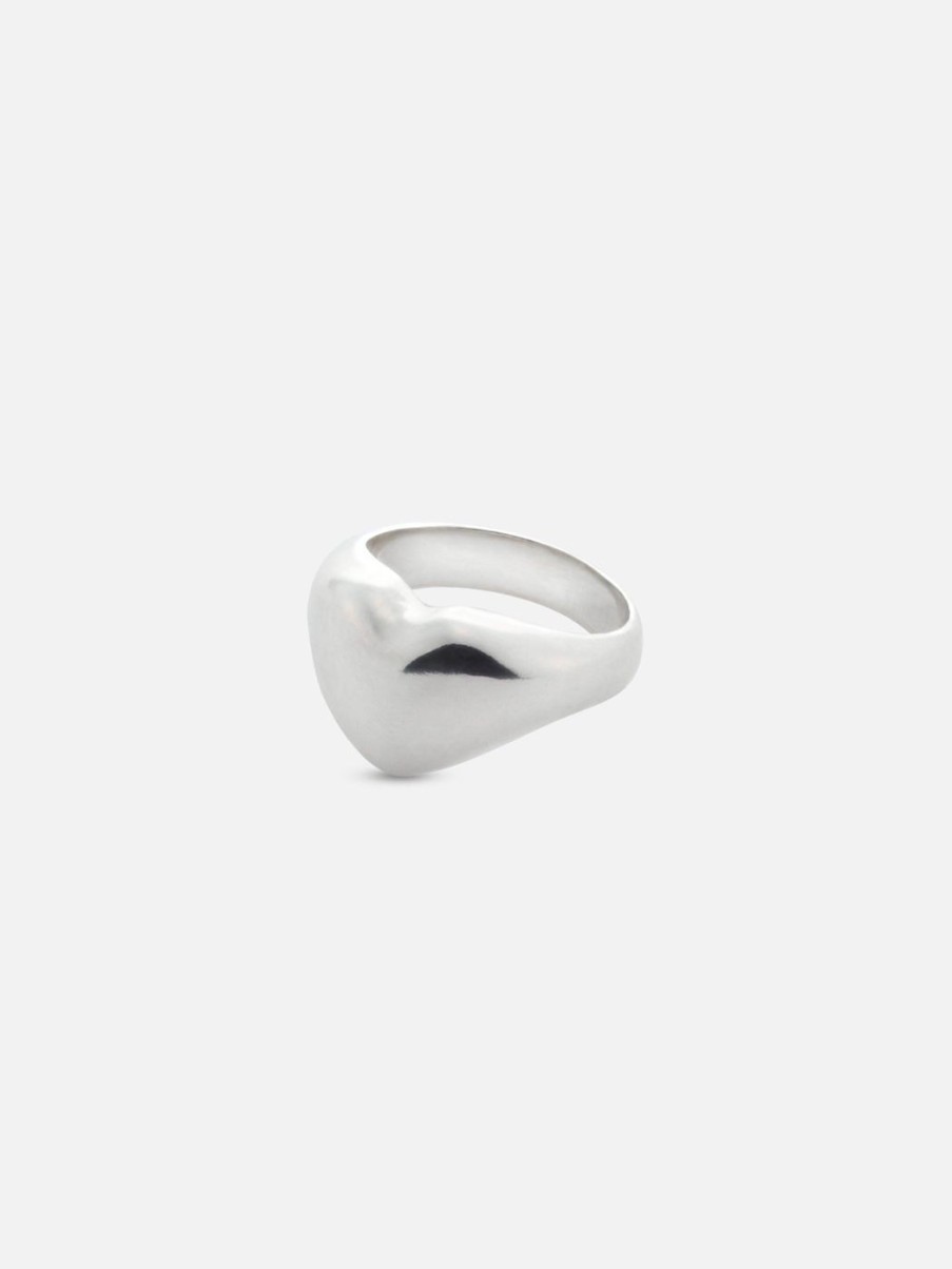 Rings Annika Inez | Heart Ring Sterling Silver