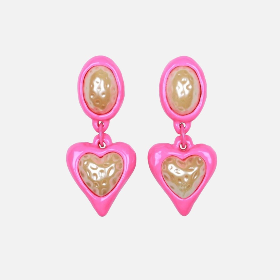 Earrings Julietta | Night Fever Earrings, Pink