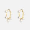 Earrings Stacy Nolan | Quintet Pearl Hoops