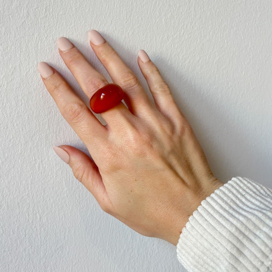 Rings seree | Ring Pop, Chunky Agate Ring